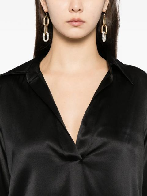 TOM FORD satin blouse - Black