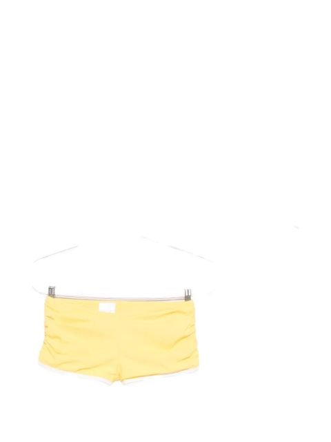 Christopher Esber Oasis ruched boyshorts - Yellow - zdjęcie produktu nr 1