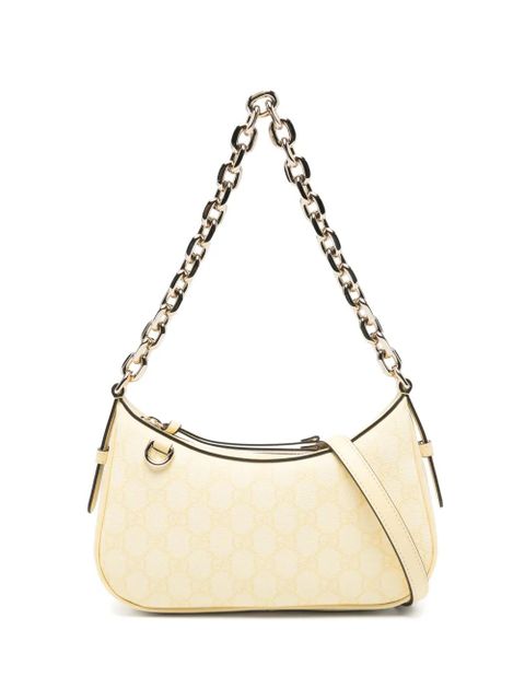 Gucci chain-strap GG-pattern shoulder bag - Yellow - zdjęcie produktu nr 1