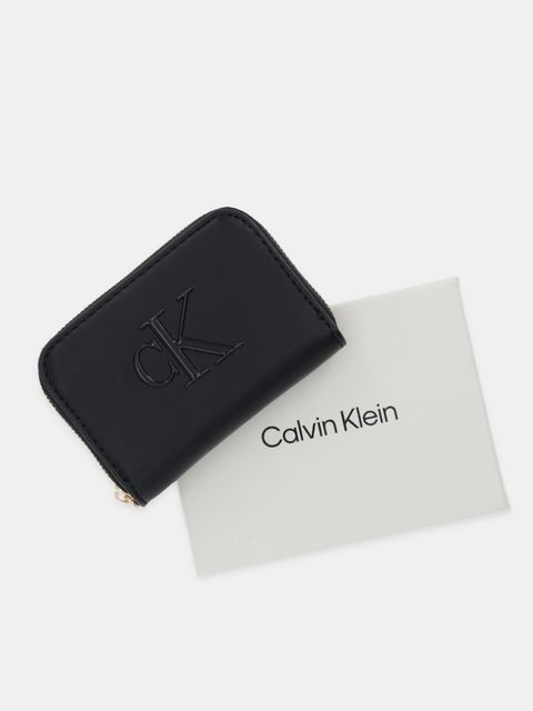 Calvin Klein portfel damski kolor czarny LV04F1154G