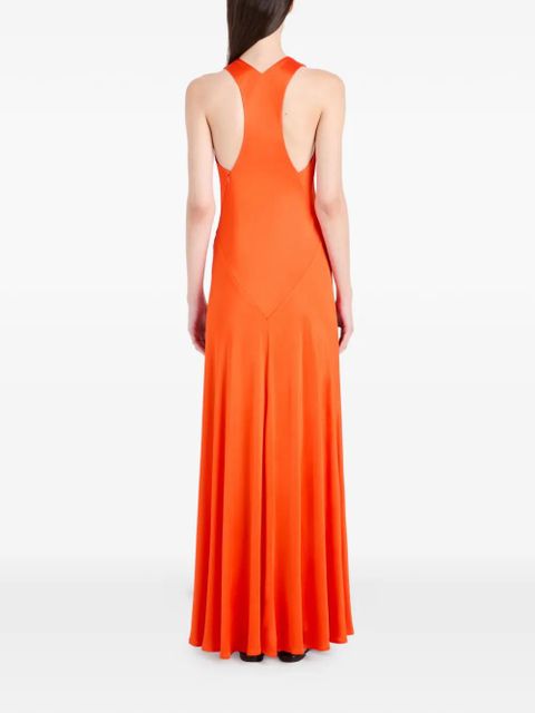 Proenza Schouler Naia V-neck maxi dress - Orange