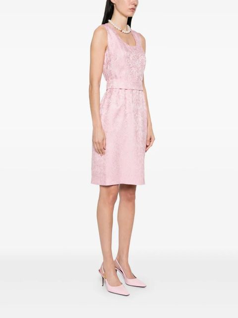 ETRO paisley-embroidery midi dress - Pink - zdjęcie produktu nr 2