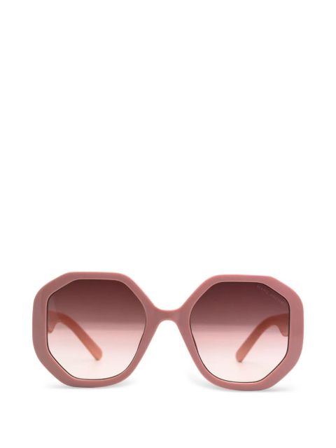Marc Jacobs geometric-frame sunglasses - Pink - zdjęcie produktu nr 1