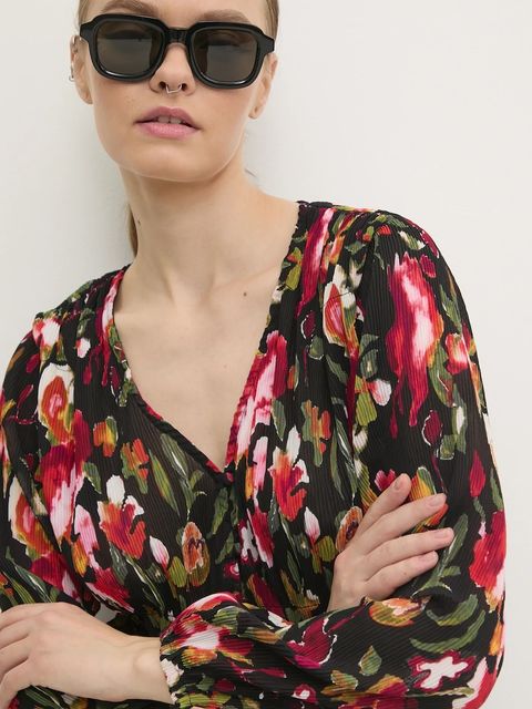 Desigual bluzka KANAZAWA damska kolor multicolor wzorzysta 24WWBW09