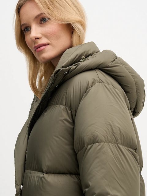 Tommy Hilfiger kurtka puchowa kolor zielony zimowa WW0WW46536