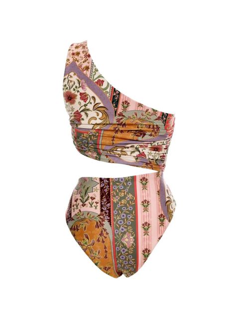 Agua By Agua Bendita Greisa Aura cut-out one-piece swimsuit - Orange