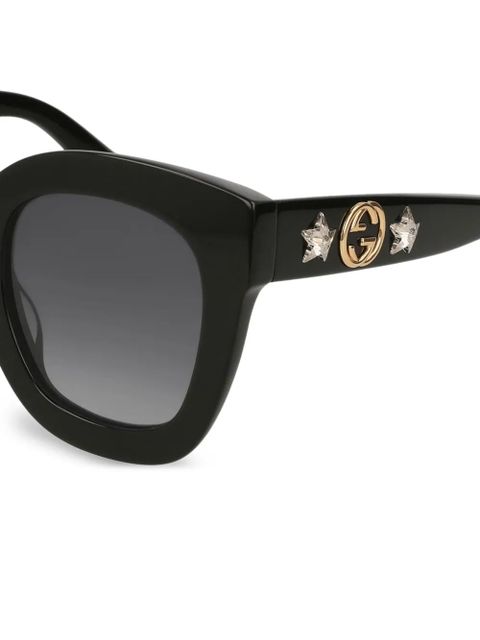 Gucci Eyewear square-frame sunglasses - Black - zdjęcie produktu nr 2