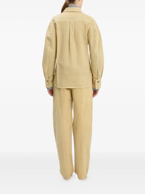 Victoria Beckham button-cuff shirt - Yellow