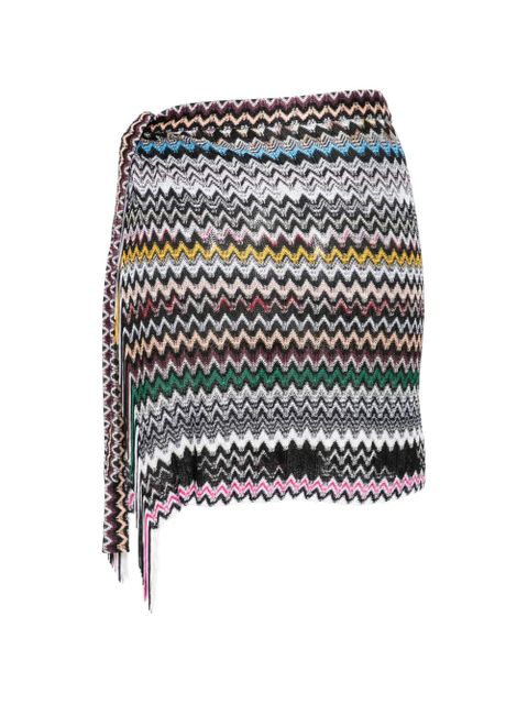 Missoni fringed zigzag skirt - Black - zdjęcie produktu nr 2