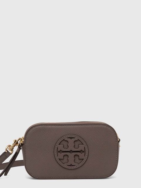 Tory Burch torebka skórzana Miller Mini kolor brązowy 145667.093