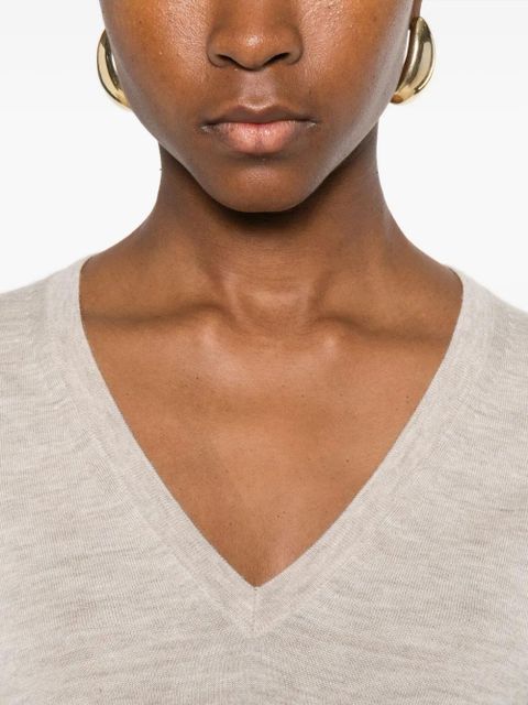 Max Mara v-neck sweater - Neutrals
