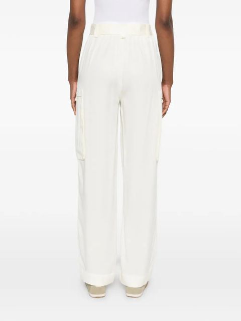 TWINSET cargo-pocket straight trousers - Neutrals