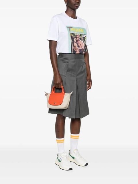 Longchamp Le Pliage Xtra XS leather tote bag - Neutrals