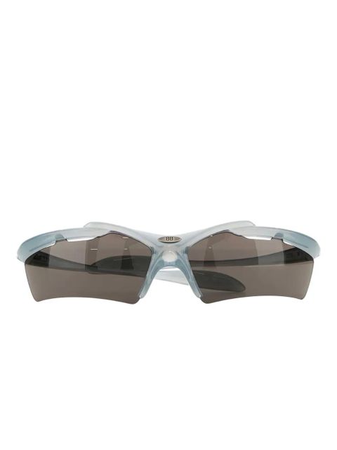 Balenciaga Eyewear Turbo rectangle-frame sunglasses - Grey