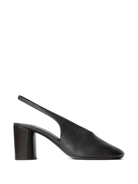 LEMAIRE square-toe slingback pumps - Brown - zdjęcie produktu nr 1