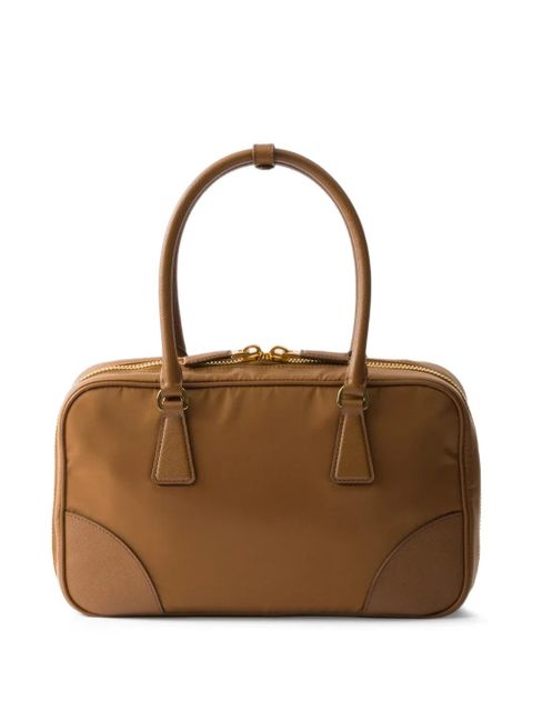 Prada medium logo-detail tote bag - Brown - zdjęcie produktu nr 2