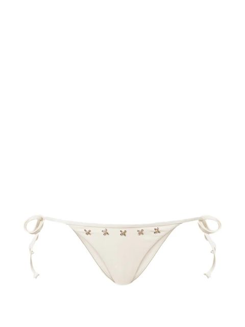 TWINSET embroidery bikini bottom - Neutrals - zdjęcie produktu nr 1