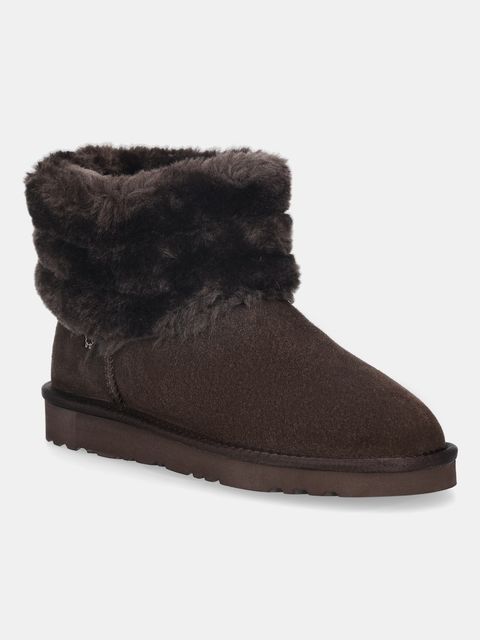 Answear.LAB śniegowce zamszowe kolor brązowy - zdjęcie produktu nr 1