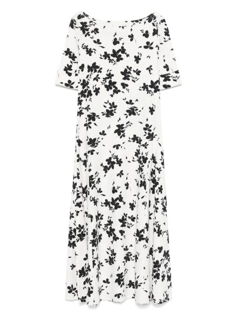 Lauren Ralph Lauren floral-print midi dress - White - zdjęcie produktu nr 1
