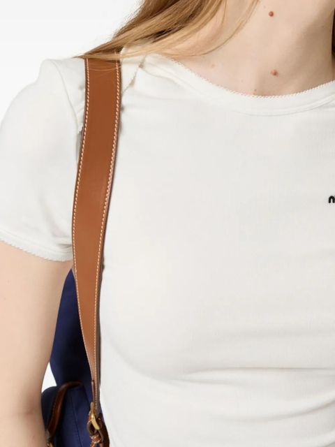 Miu Miu x Petit Bateau jersey T-shirt - White