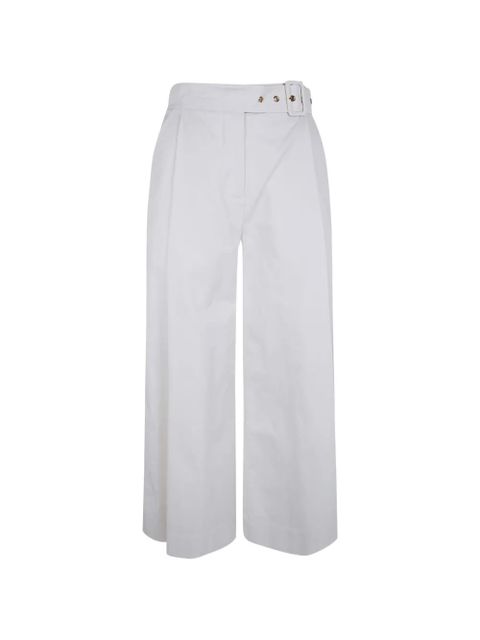 TWINSET belted wide-leg trousers - White - zdjęcie produktu nr 1