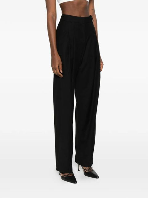 The Frankie Shop Gelso pleated trousers - Black