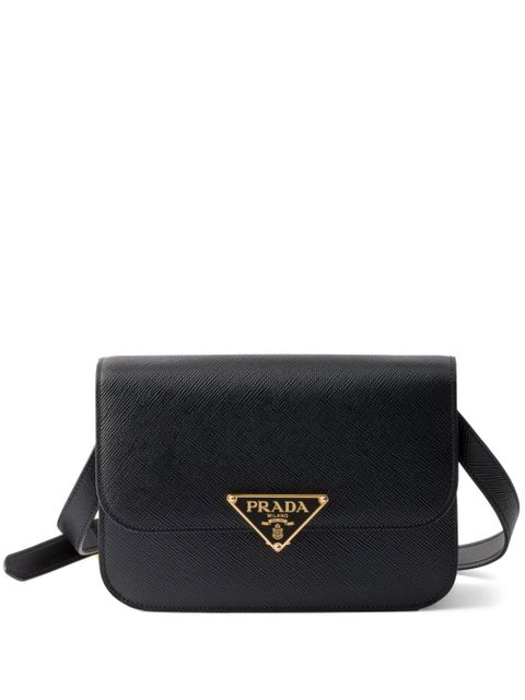Prada leather shoulder bag - Black