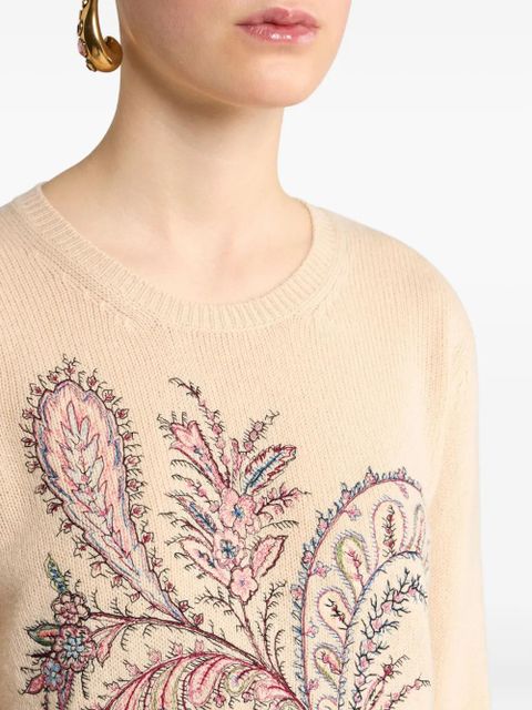 ETRO paisley-jacquard sweater - Neutrals
