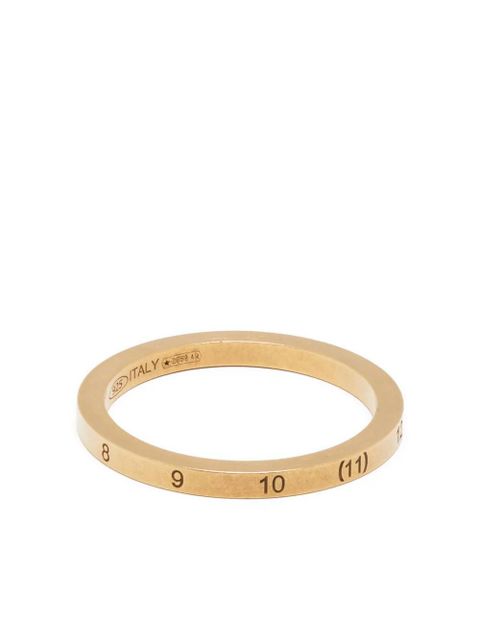 Maison Margiela Numerical semi-polished ring - Gold - zdjęcie produktu nr 1