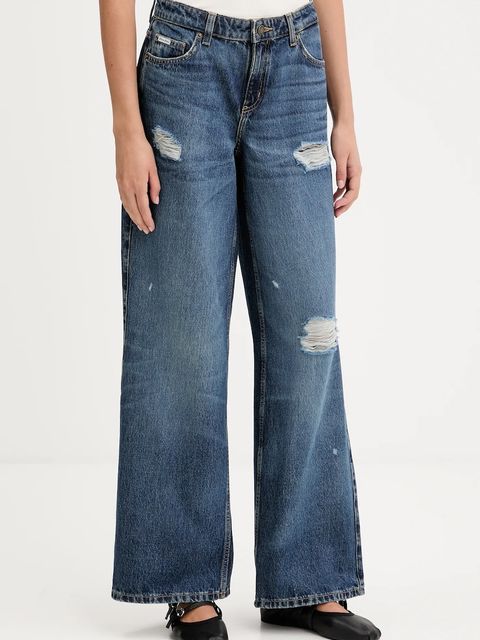 Guess Jeans jeansy damskie kolor granatowy W5YA0Y D5R22 - zdjęcie produktu nr 1