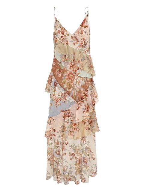 ZIMMERMANN floral-print dress - Neutrals - zdjęcie produktu nr 1