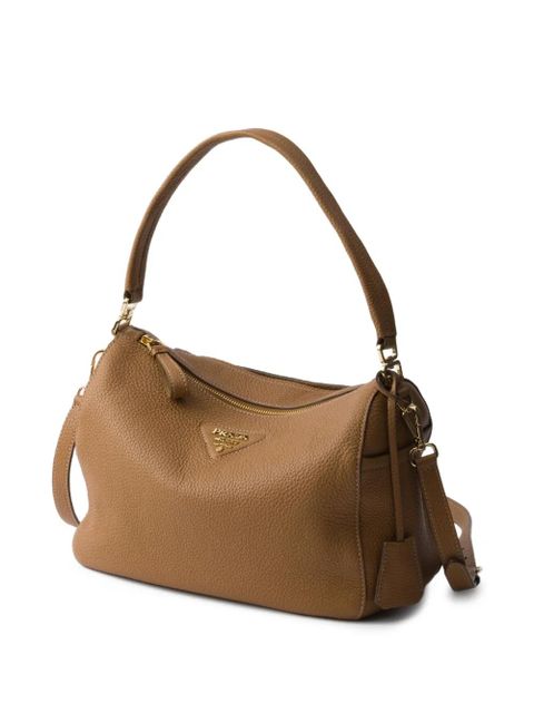 Prada leather shoulder bag - Brown