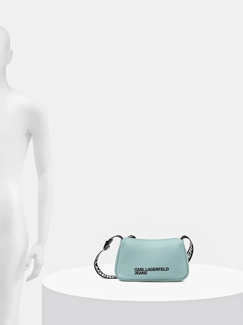 Karl Lagerfeld Jeans torebka kolor turkusowy A1W30235