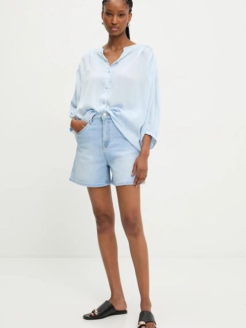 Answear.LAB koszula damska kolor niebieski relaxed