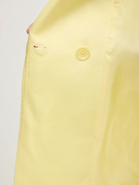 ERMANNO Firenze marynarka kolor żółty dwurzędowa gładka 56TI023EL1