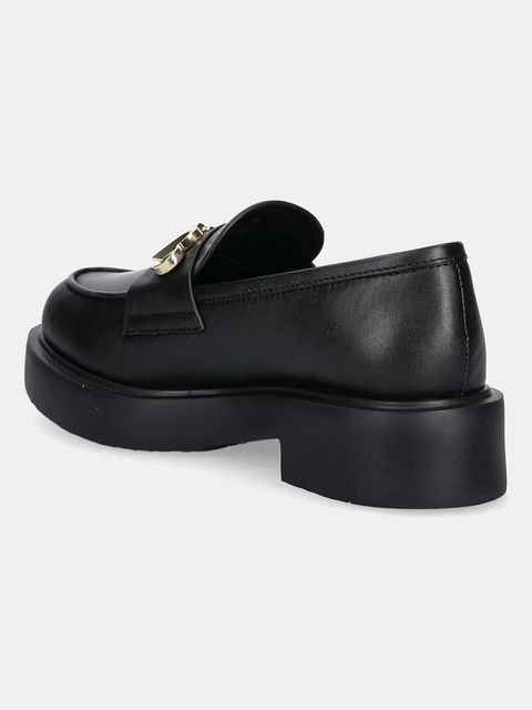 Love Moschino mokasyny skórzane damskie kolor czarny na platformie JA10094G1NIA0000 - zdjęcie produktu nr 2
