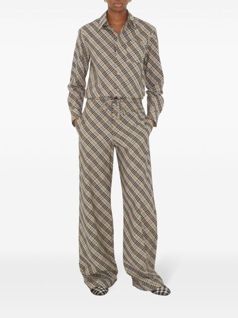 Burberry Vintage Check cotton shirt - Neutrals - zdjęcie produktu nr 2