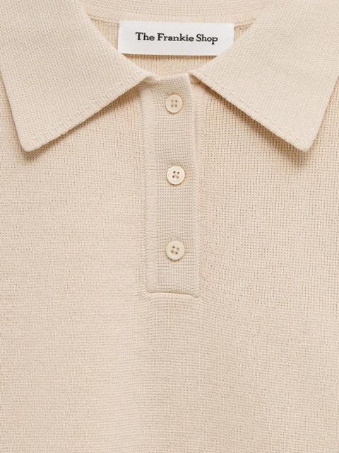 The Frankie Shop Nola polo shirt - Neutrals