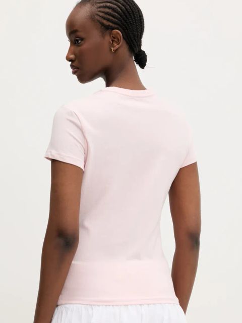 Abercrombie & Fitch t-shirt damski kolor różowy KI139-5249