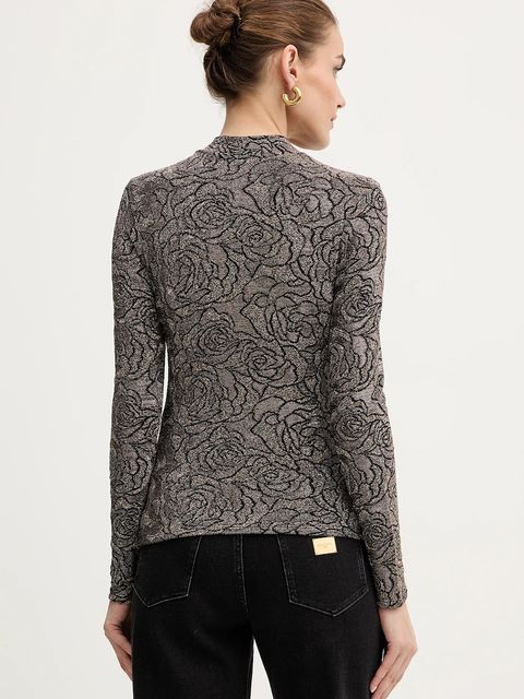 Morgan bluzka damska kolor czarny wzorzysta TROSALI - zdjęcie produktu nr 2