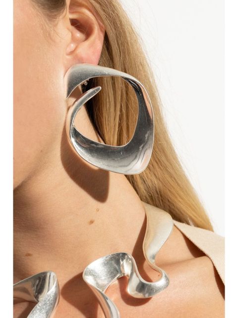 Cult Gaia Lola brass earrings - Silver - zdjęcie produktu nr 2