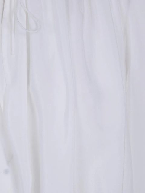 Balmain gathered-neck blouse - White