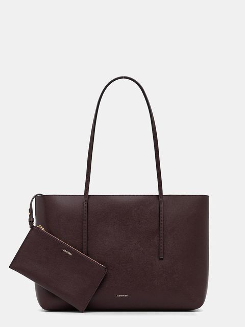 Calvin Klein torebka kolor brązowy LV04F3274G