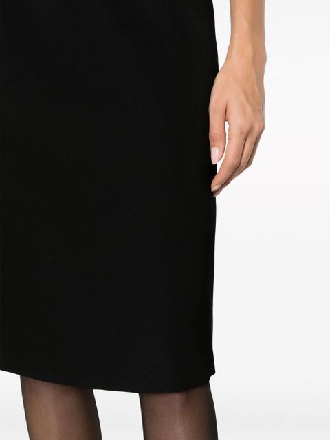 Versace wool-blend pencil midi skirt - Black