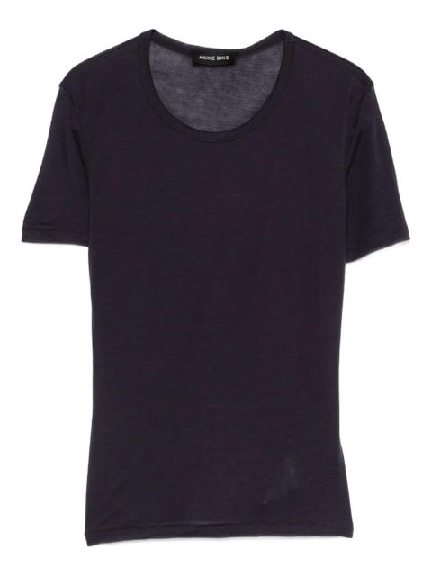 ANINE BING Sylvie crew-neck short-sleeve T-shirt - Blue - zdjęcie produktu nr 1