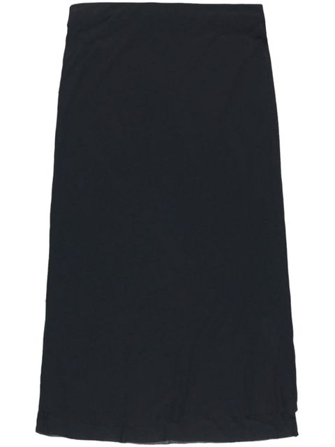 KHAITE Leema midi skirt - Black - zdjęcie produktu nr 1