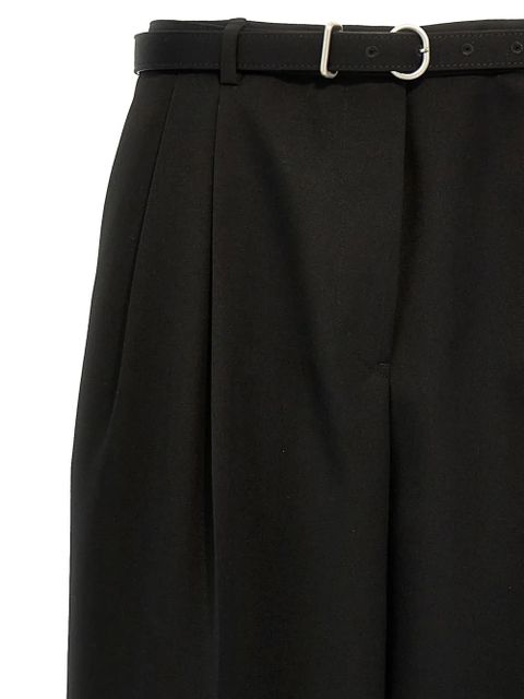 Jil Sander wool trousers - Black