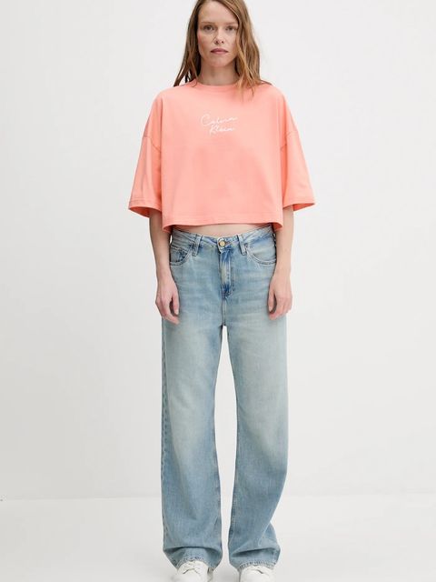 Calvin Klein Jeans t-shirt bawełniany - zdjęcie produktu nr 1