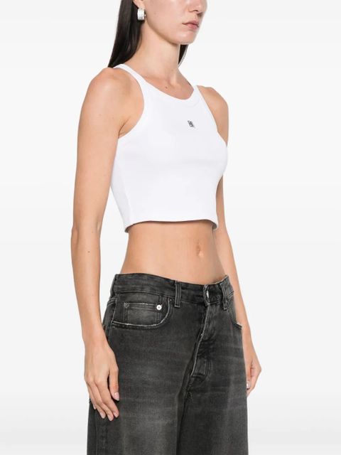 Givenchy 4G cropped tank top - White