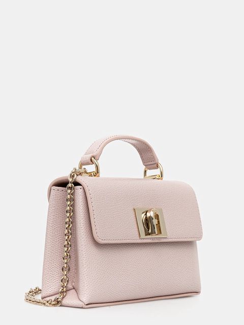 Furla torebka skórzana kolor różowy WE00423 ARE000 2814S - zdjęcie produktu nr 2